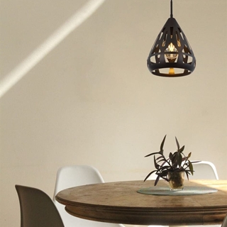 Colgante Hassan Negro Mate - Imagen 2