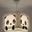 Lámpara colgante panda verde - Imagen 1