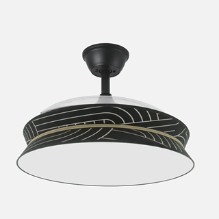 Ventilador con Diseño de Textura y Aspas Desplegables - Imagen 2
